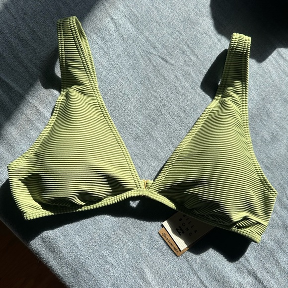 Billabong Swim Nwt Billabong Tanlines Ava Bikini Top Womens Xl Poshmark